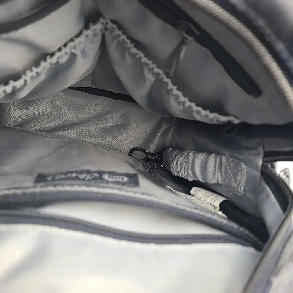 Lug North/South Crossbody Boxcar Camo Blue Gray Lightweight New